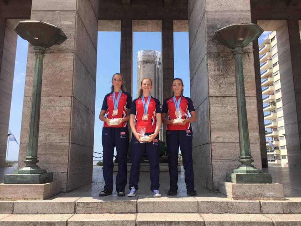 Louisa Piper, Thea Rogers and Alyssia Tromans-Ansell stunning success