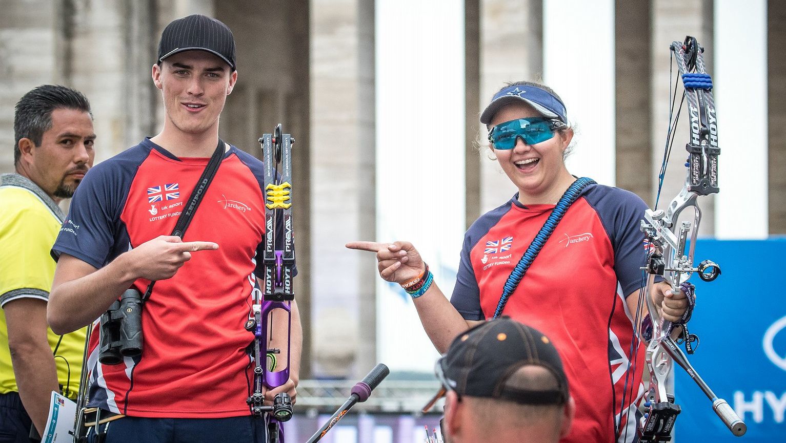 James Howse and Sarah Moon Mixed team victory