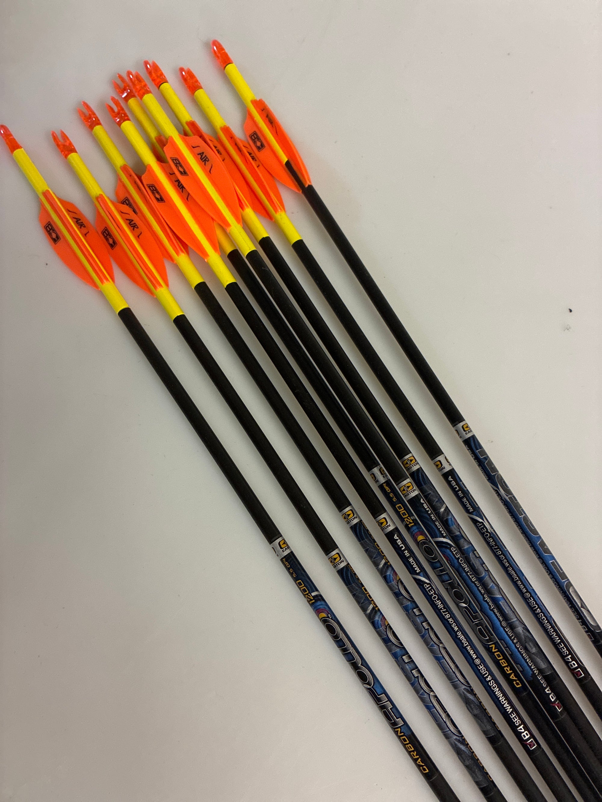 9x Easton Apollo 1200 @ 23.5”