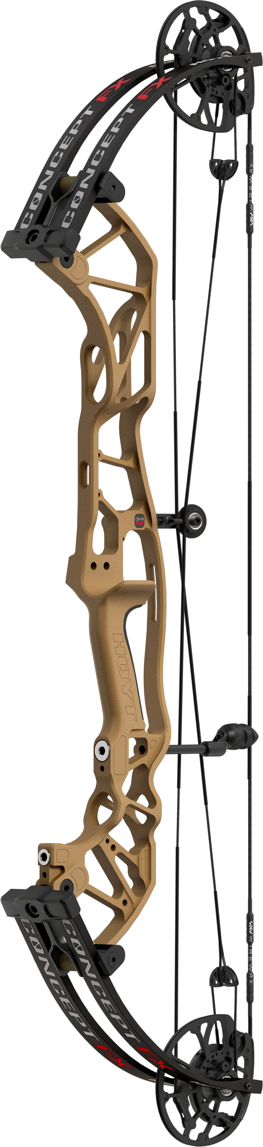 Hoyt Concept FX Compound Bow With Gloss Limbs