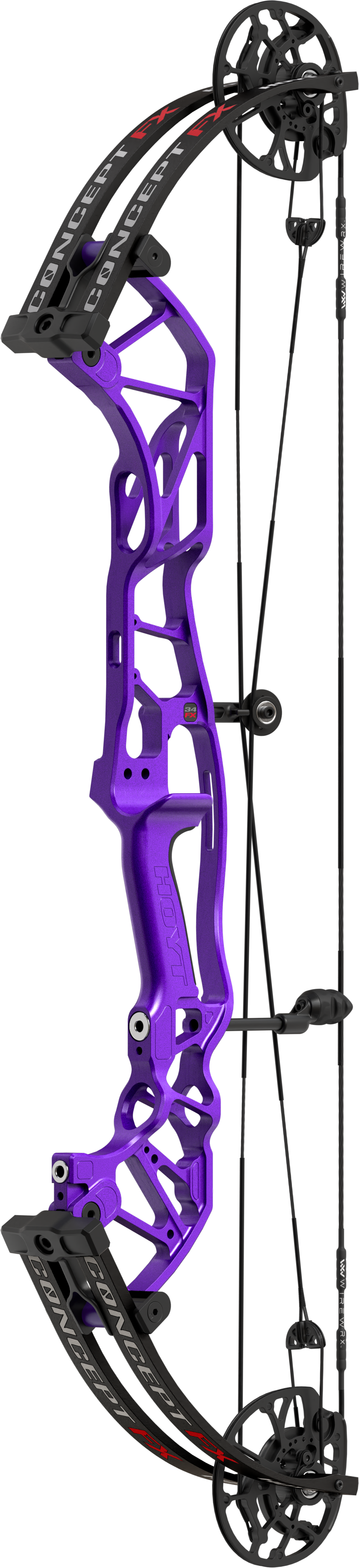 Hoyt Concept FX Compound Bow With Gloss Limbs