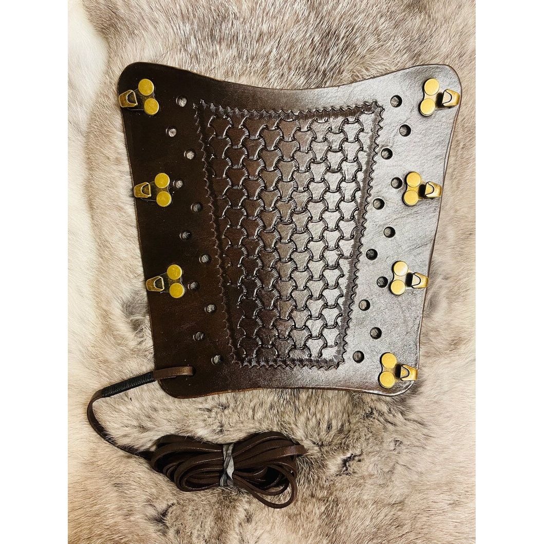 Traditional Leather Arm Guards A.C.P.