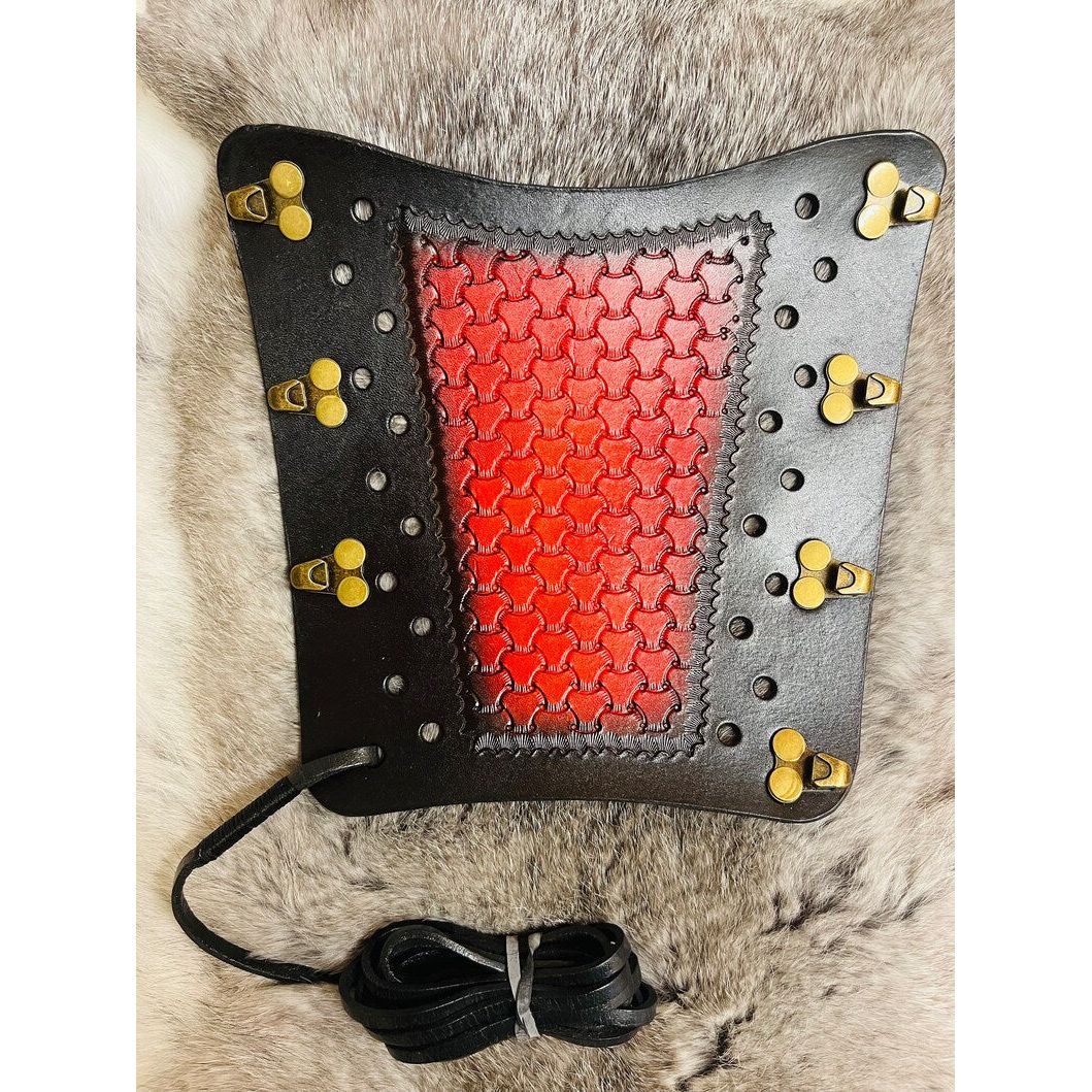 Traditional Leather Arm Guards A.C.P.