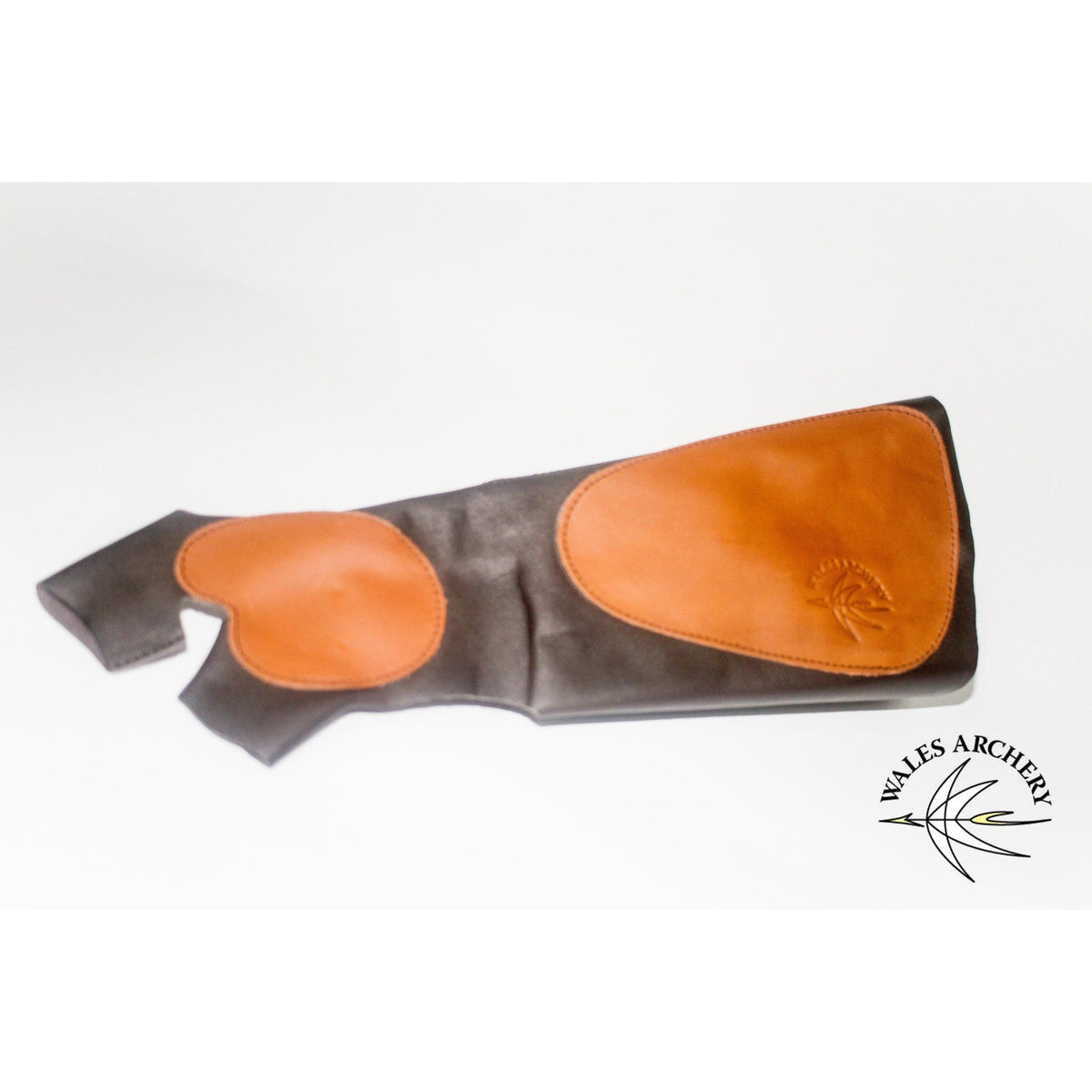 WAS Traditional Leather Armguard combined with Hand Glove