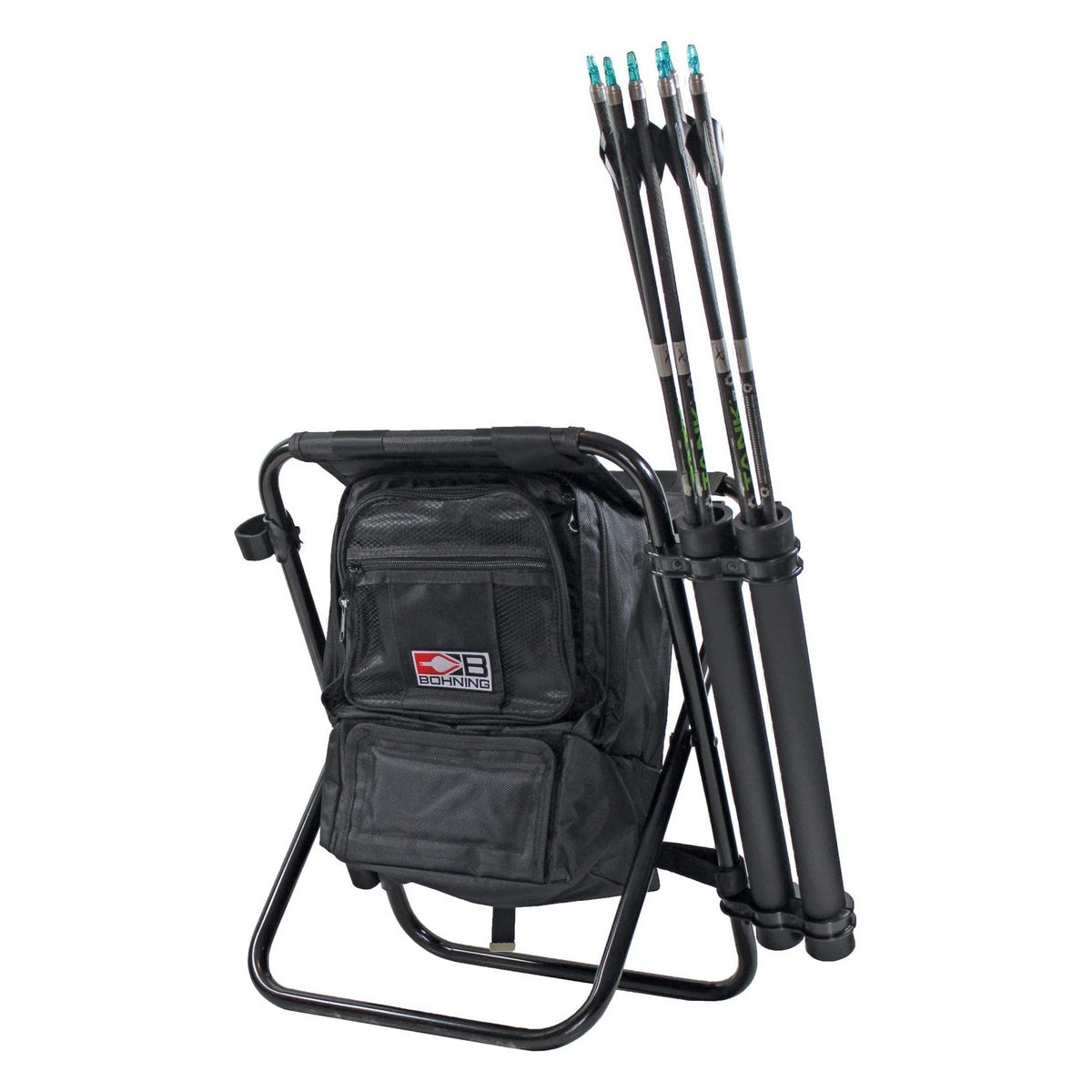 Bohning Backpack Shooter Stool with Arrow Tubes