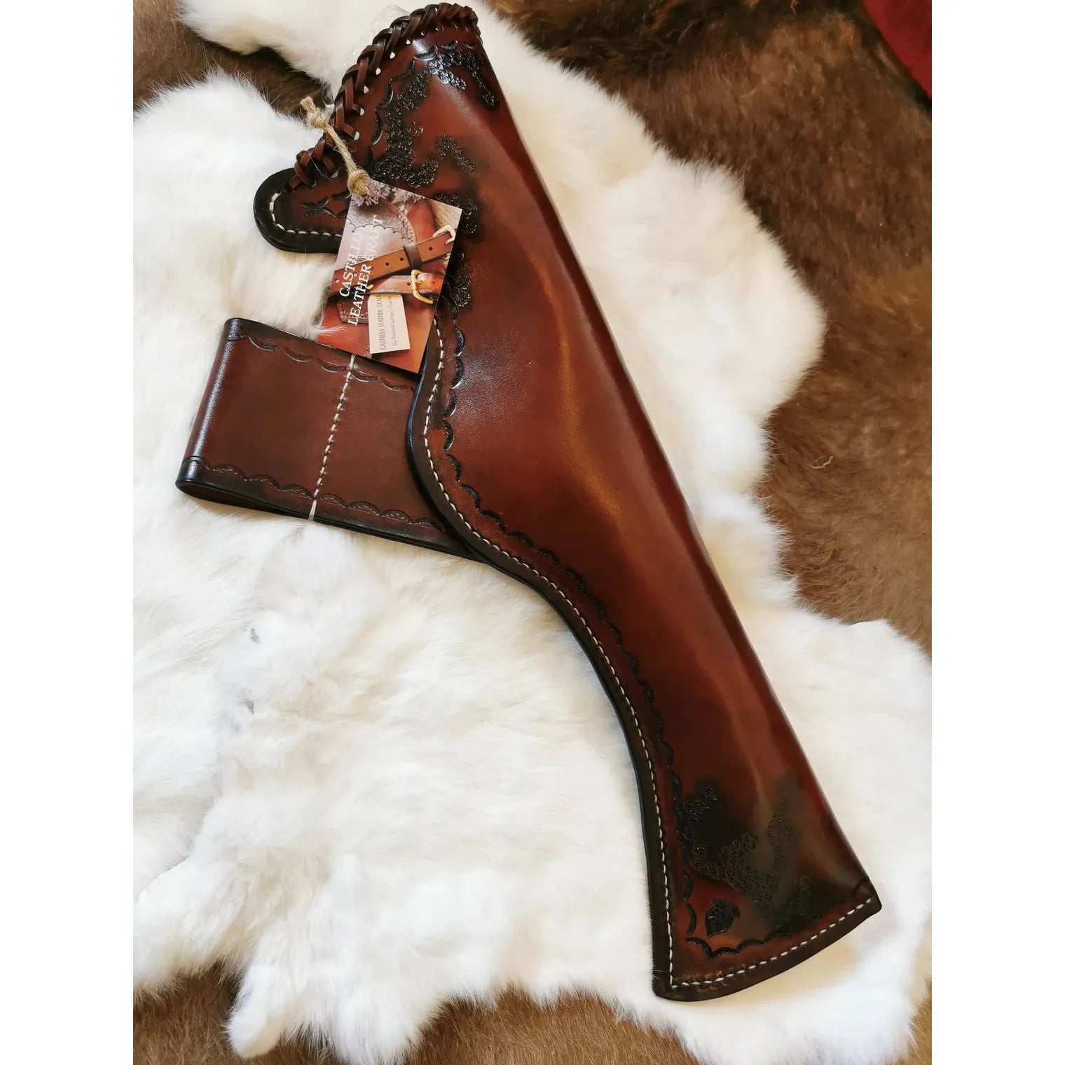 Traditional Hand Made Leather Quiver