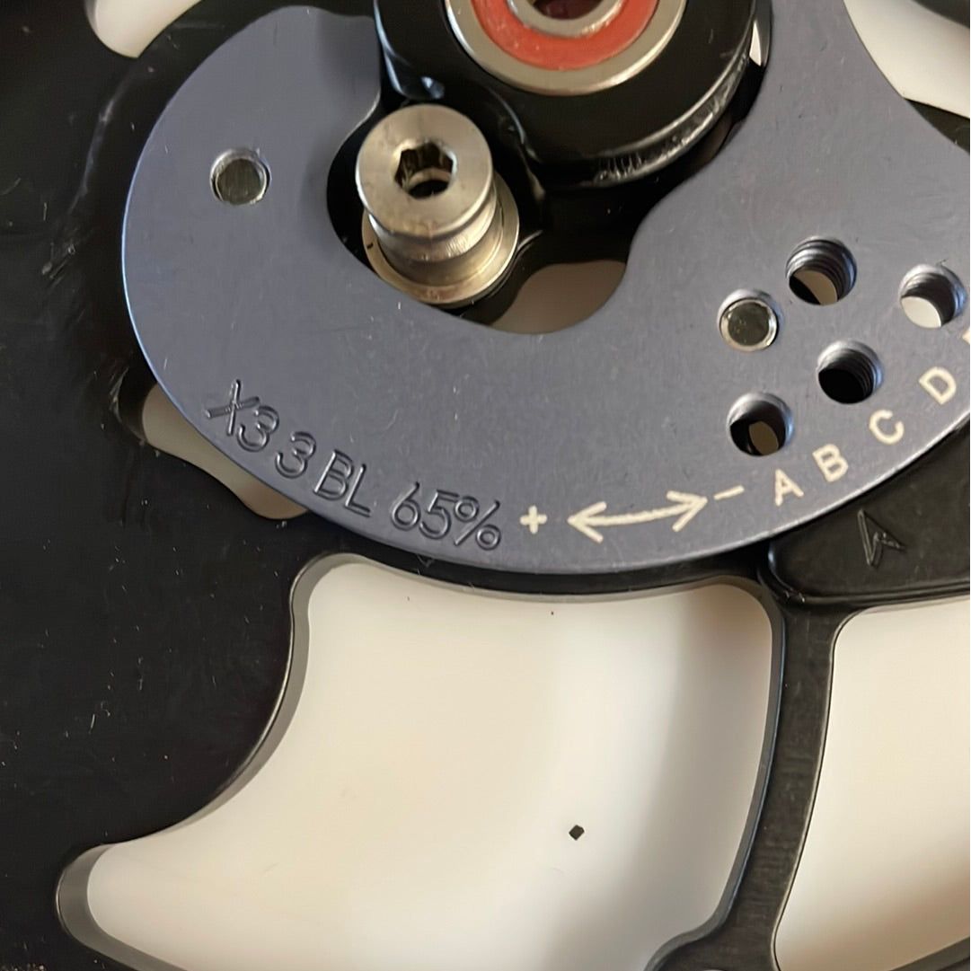 Second hand Hoyt X3 cam3 left hand, 65% letoff.