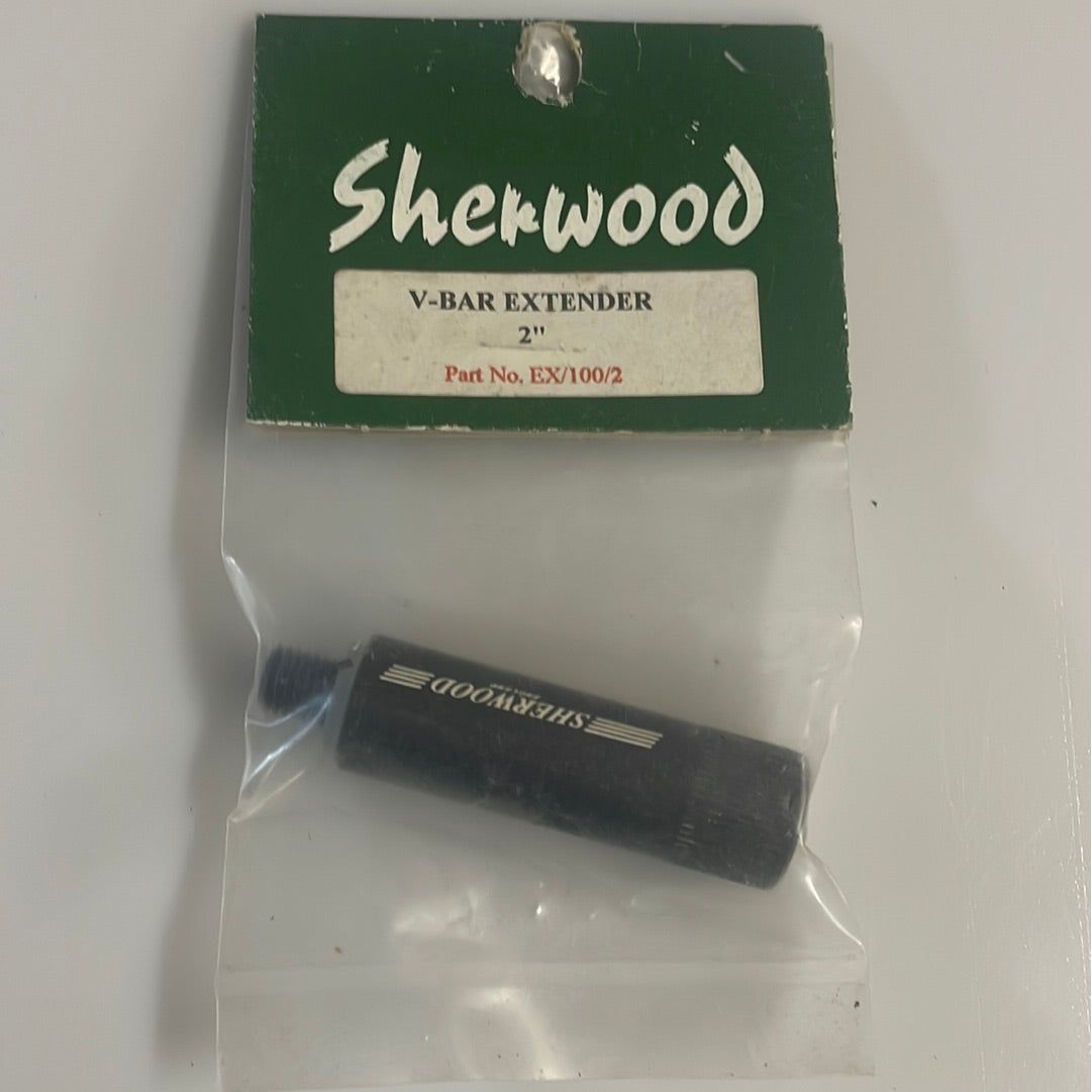 Sherwood 2” aluminium v-bar extender, 5/16 thread.